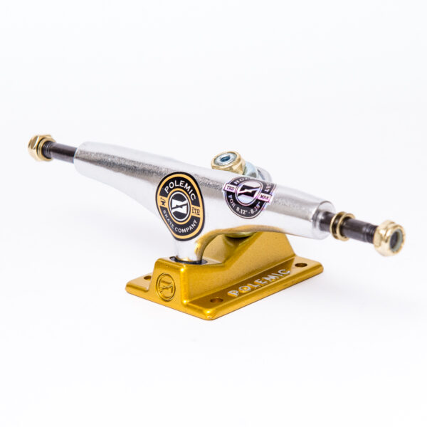 TRUCKS SKATE HOLLOW KINPIN CROMADO/DORADO - Imagen 4