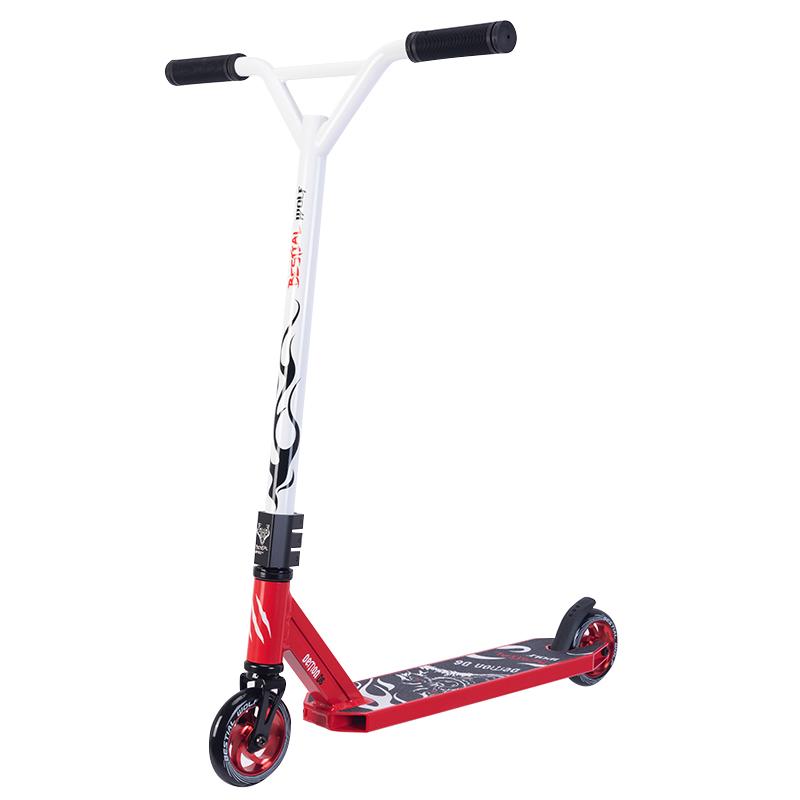 SCOOTER BESTIAL WOLF DEMON D6 ROJO/BLANCO