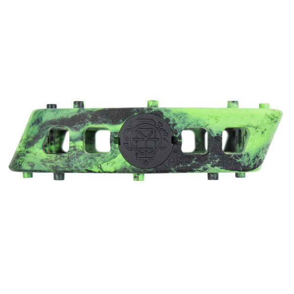 PEDALES ODYSSEY TWISTED PRO VERDE BILLAR / NEGRO - Imagen 2
