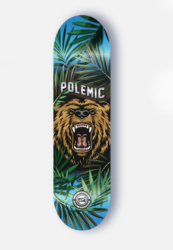 TABLA SKATE POLEMIC GRIZZLY BEAR 8.2"