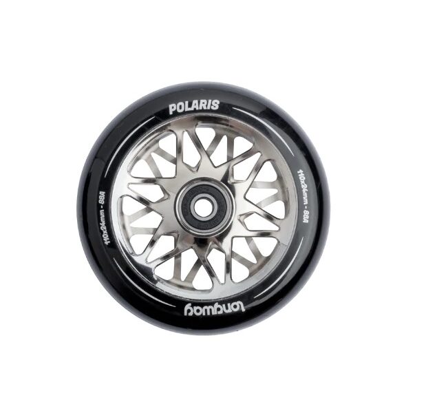 RUEDA LONGWAY POLARIS CROMADA 110 X 24