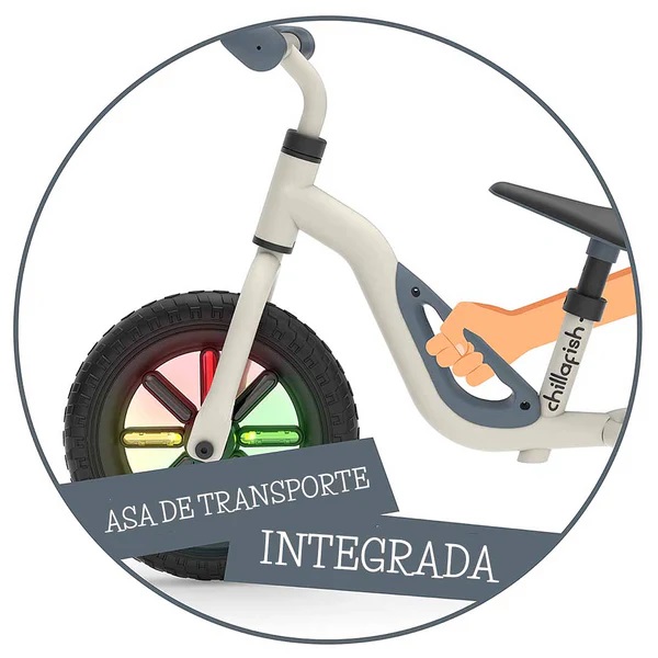 Bicicleta de balance Chillafish Charlie Glow Beige - Imagen 4