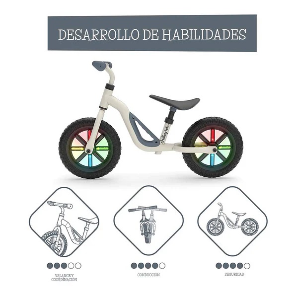 Bicicleta de balance Chillafish Charlie Glow Beige - Imagen 7