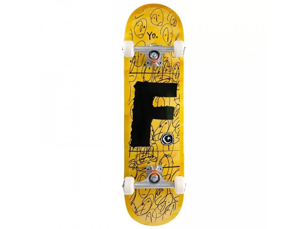 SKATE FOUNDATION YO! 8.25" YELLOW