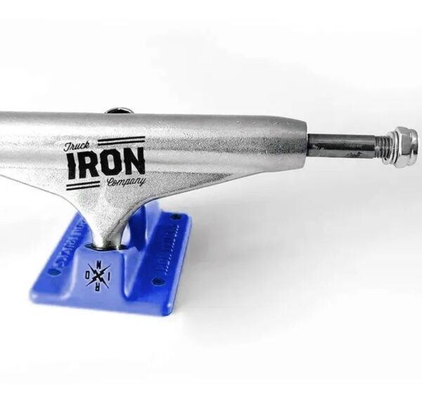 TRUCKS SKATE IRON TRUCKS CO.   DARK BLUE – 139mm - Imagen 2