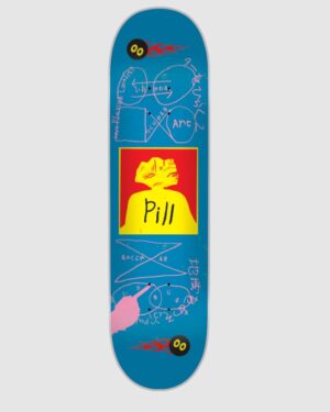 TABLA SKATE PILL BAG 8.5 X 32 AZUL