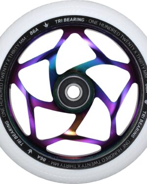 RUEDA SCOOTER ENVY TRI BEARING 120 MM WHITE