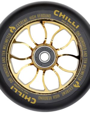 RUEDA CHILLI REAPER 110 MM NEGRO/GOLD